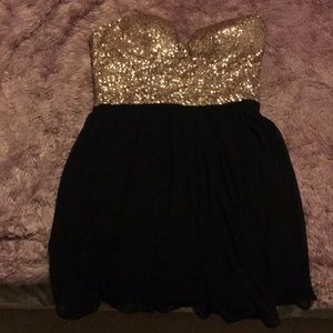 Black & Gold festive dress